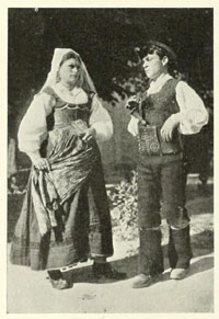 Campania folk costume