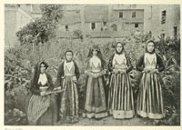 Sardinia folk costume