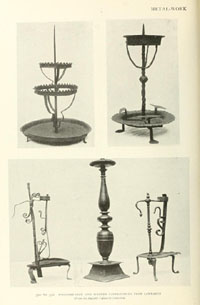 antique candlesticks from Lombardy